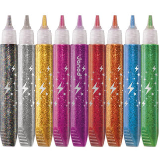 Janod Glitter Glues - Set of 9