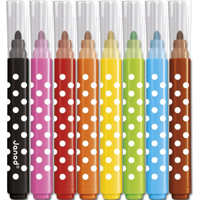 Janod Jumbo Felt Tip Pens - Set of 8