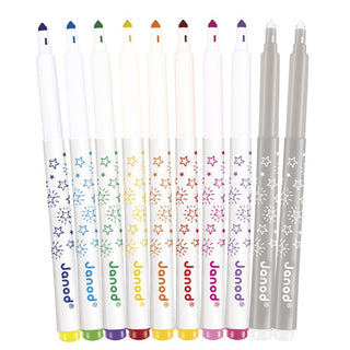 Janod Magic Felt Tip Pens - Set of 10
