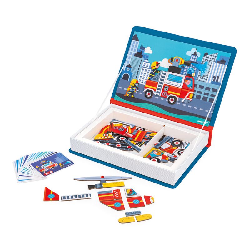 Janod Firefighter Magneti'Book