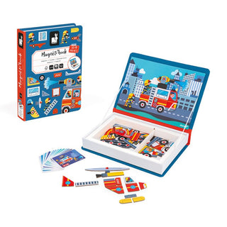 Janod Firefighter Magneti'Book