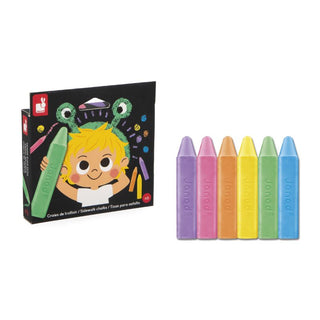 Janod Pavement Chalks - Set of 6