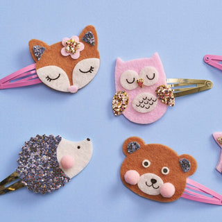 Janod Glitter Hair Clips Making Kit - Pretty Forest