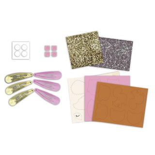 Janod Glitter Hair Clips Making Kit - Pretty Forest