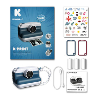 Kidywolf K-Print Camera - Blue