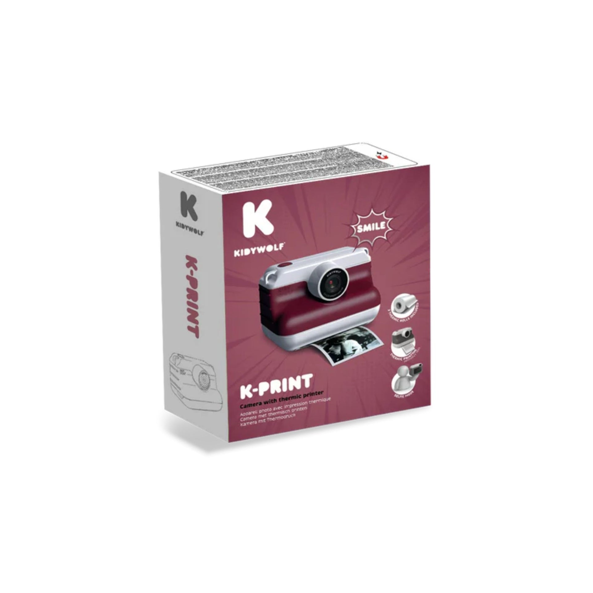 Kidywolf K-Print Camera - Red