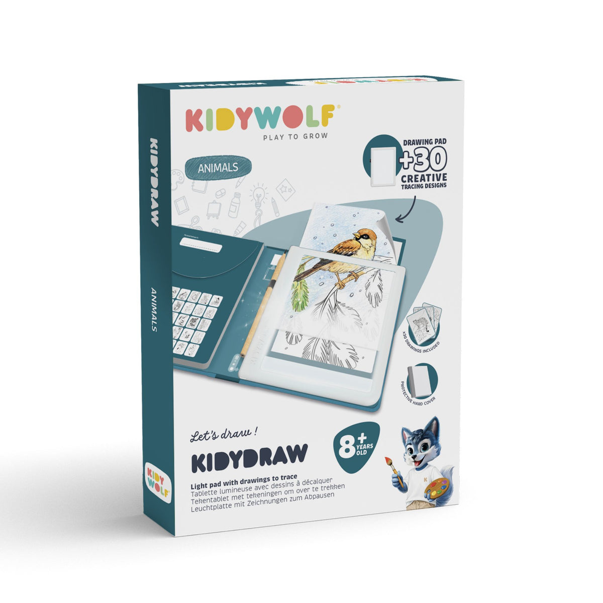 Kidywolf Kidydraw Pad - Animals