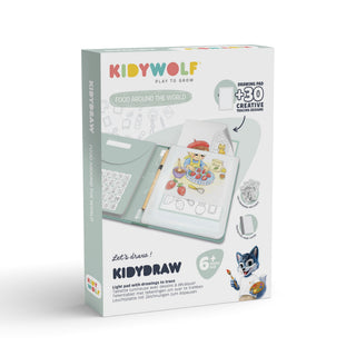 Kidywolf Kidydraw Pad - Food Around the World