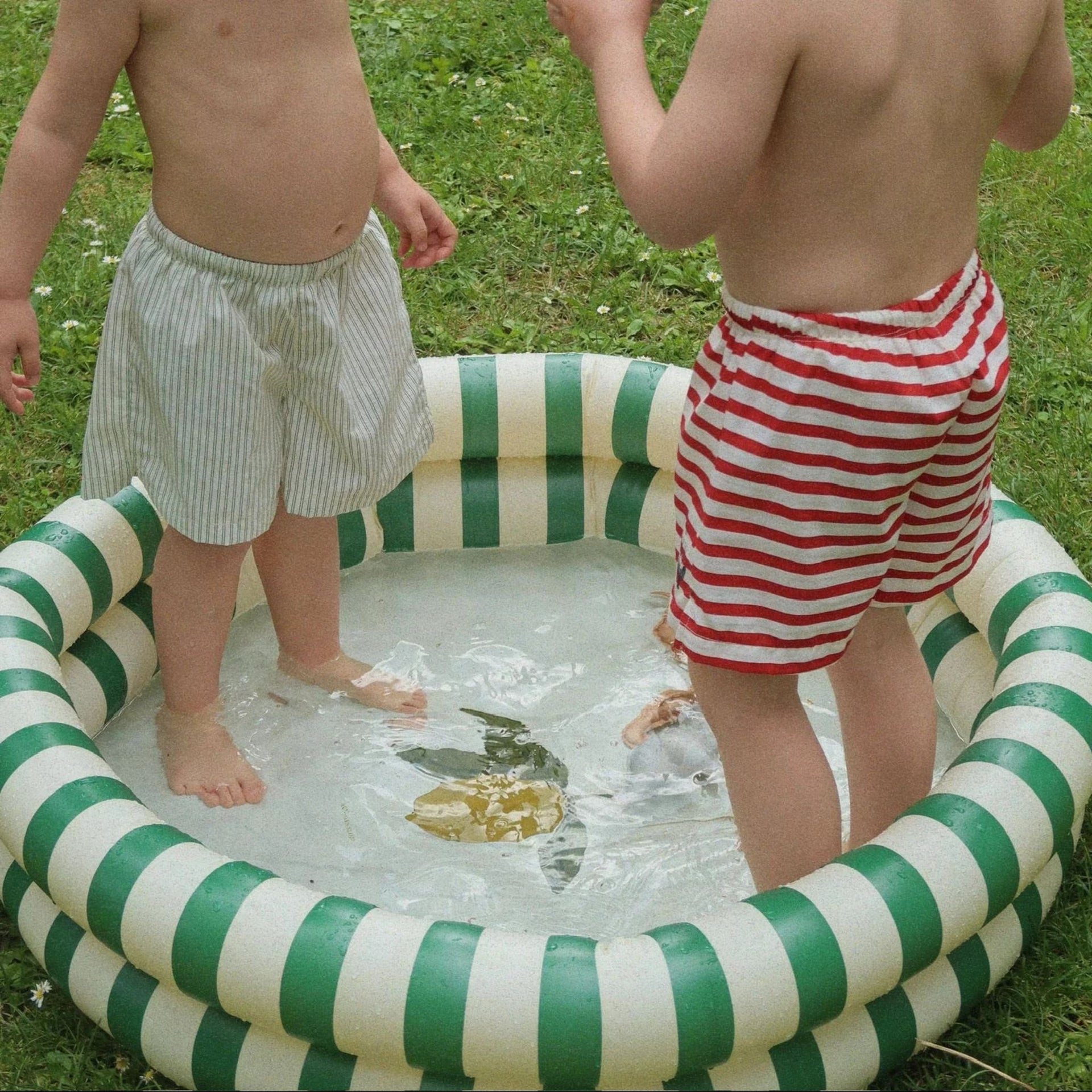 Konges Sløjd Paddling Pool Small 90cm - Green Stripe