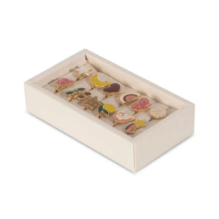 Konges Sløjd 12 Pack Ring Set - White Gift Box