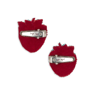 Konges Sløjd Strawberry Beaded Hair Clips