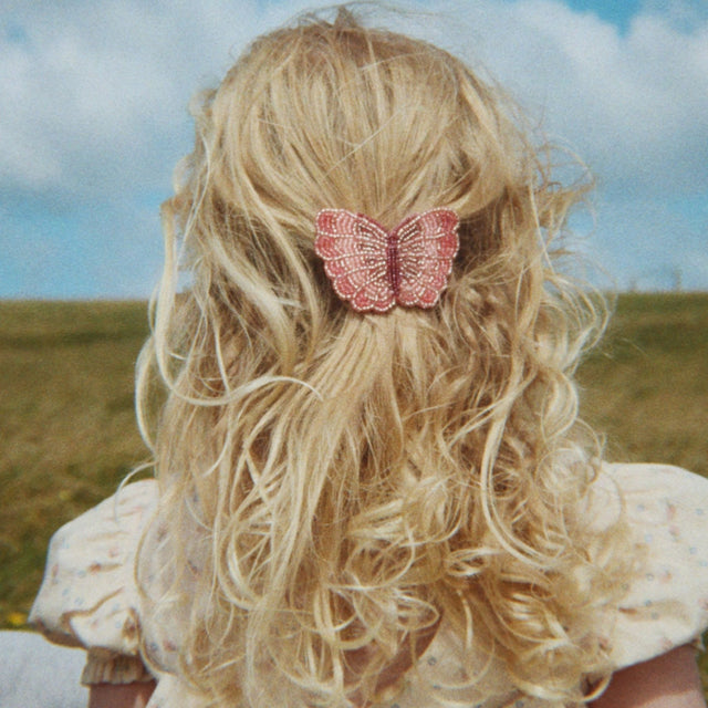 Konges Sløjd Mini Butterfly Beaded Hair Clip