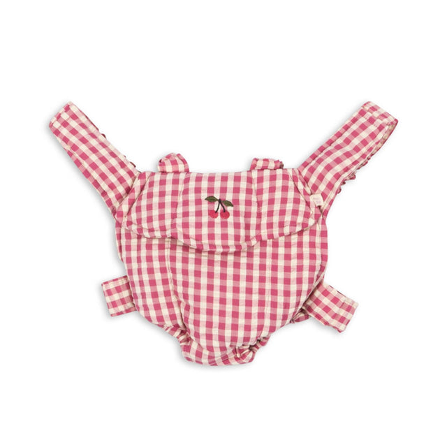 Konges Sløjd Doll Carrier - Bubblegum Check