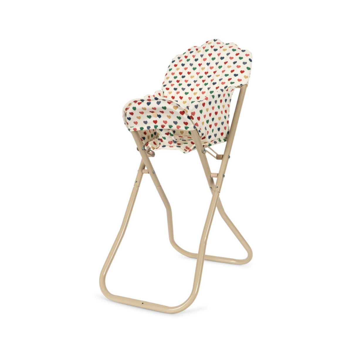 Konges Sløjd Doll High Chair - Colourful Hearts