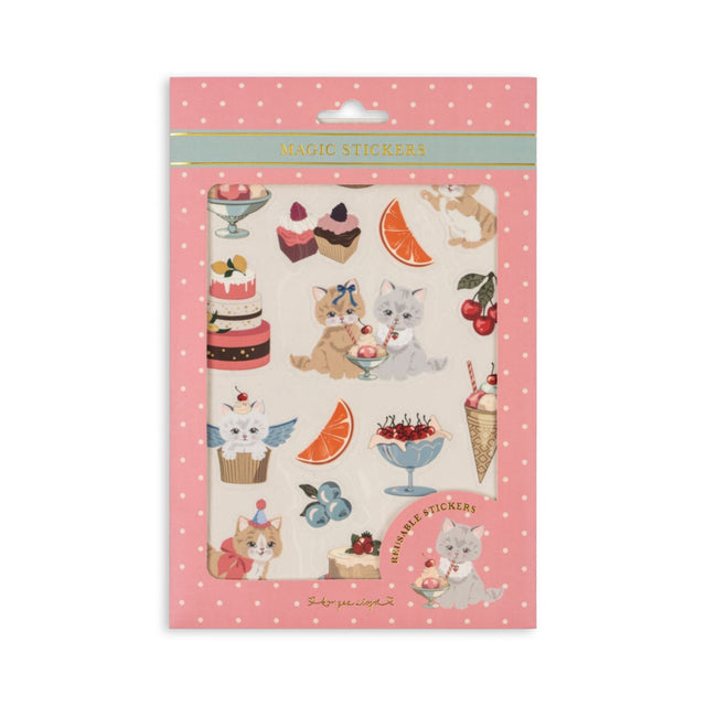 Konges Sløjd Reusable Forever Stickers - Kitty Friends
