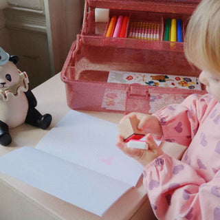 Konges Sløjd Creative Art Caddy - Glitter Rose