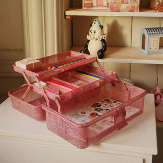 Konges Sløjd Creative Art Caddy - Glitter Rose