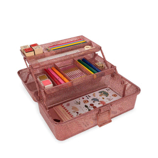 Konges Sløjd Creative Art Caddy - Glitter Rose