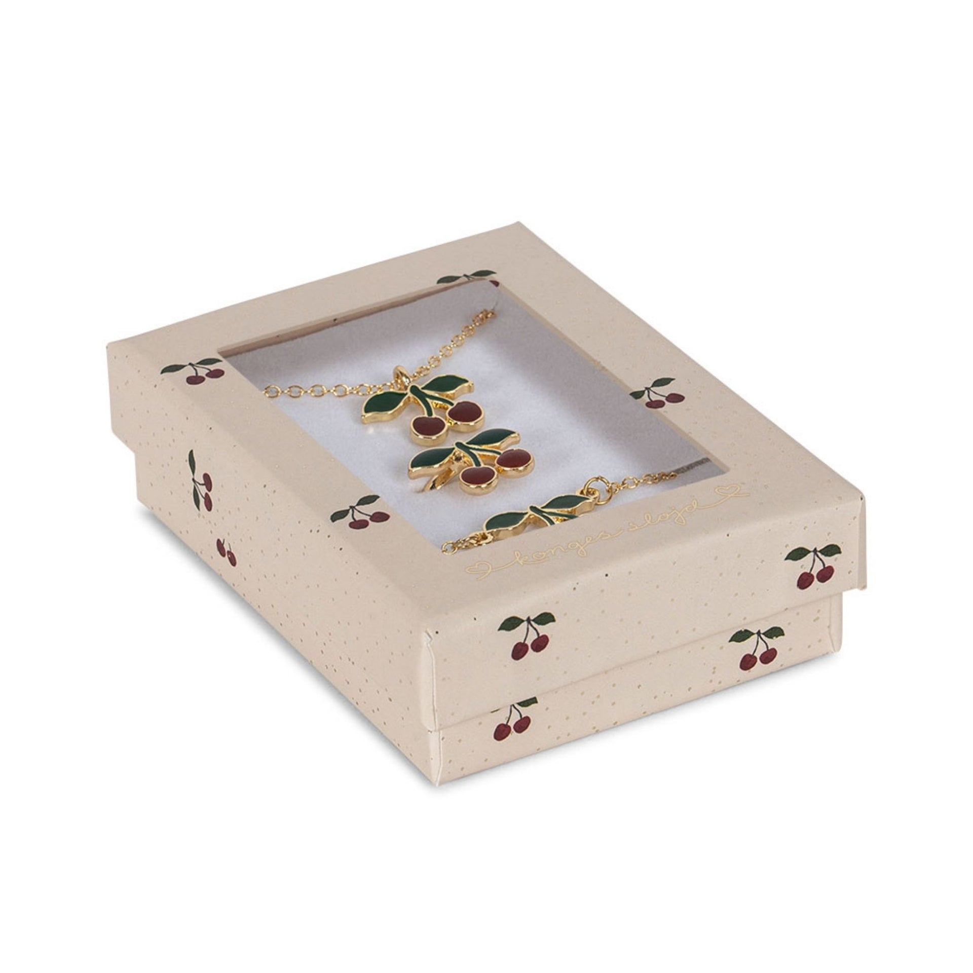 Konges Sløjd Cherry Jewellery Set