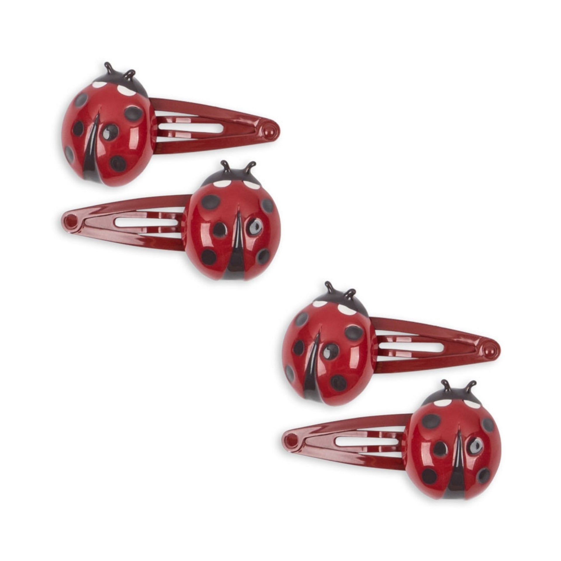 Konges Sløjd Ladybug Hair Clips 4 Pack