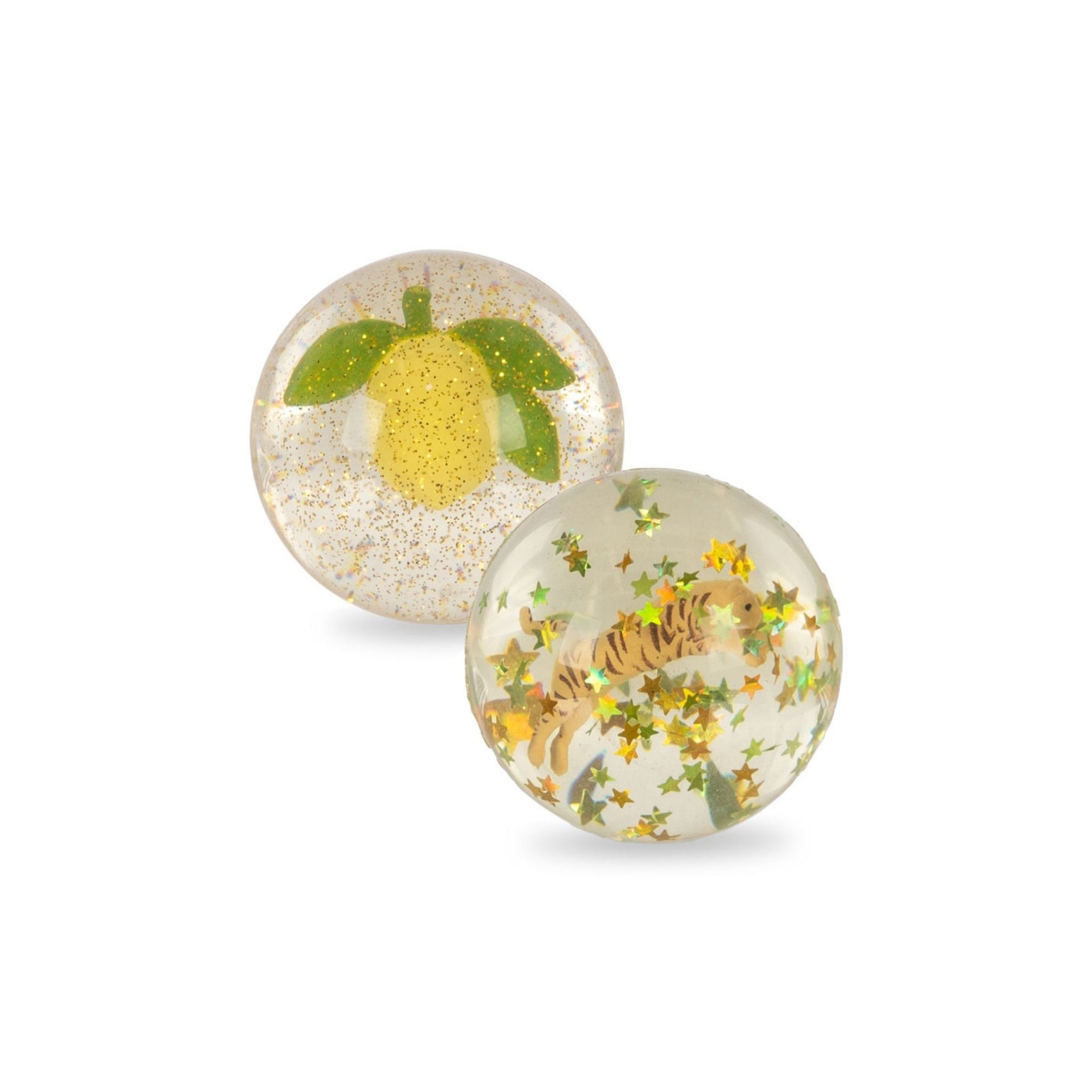 Konges Sløjd Bouncing Ball Set - Lemon / Tiger