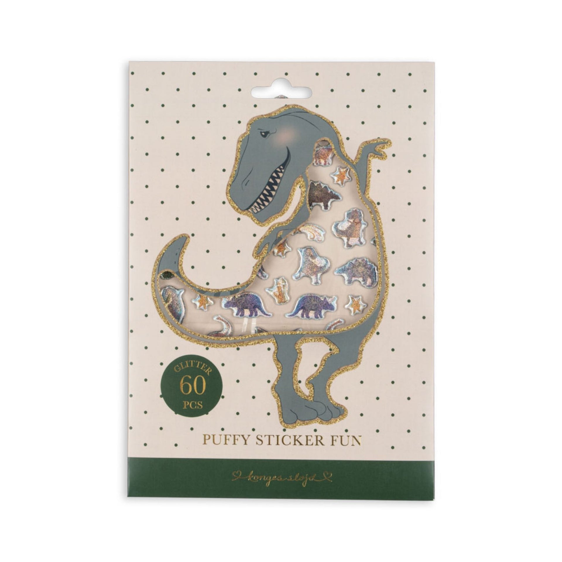 Konges Sløjd Puffy Stickers - Dino