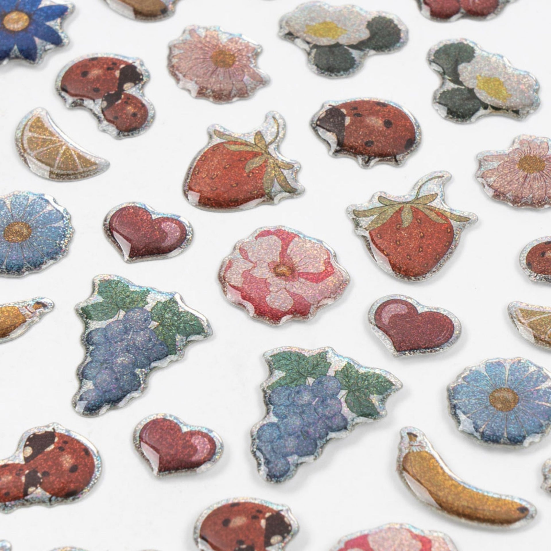 Konges Sløjd Puffy Stickers - Ladybug