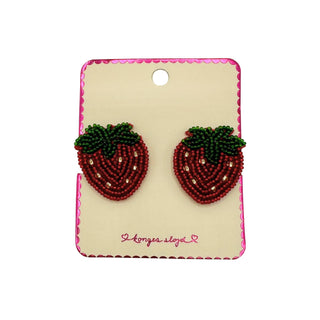 Konges Sløjd Strawberry Beaded Hair Clips