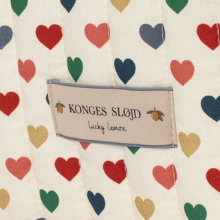 Konges Sløjd Doll Travel Bed - Colourful Hearts