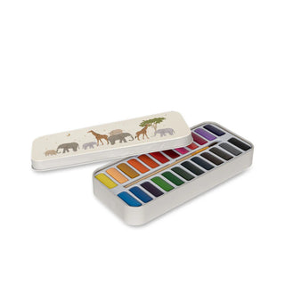 Konges Sløjd Watercolours Tin - Safari