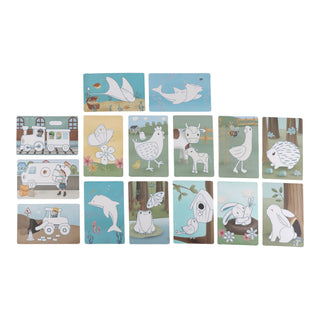 Little Dutch Drawing Tablet Blue - Forest Friends