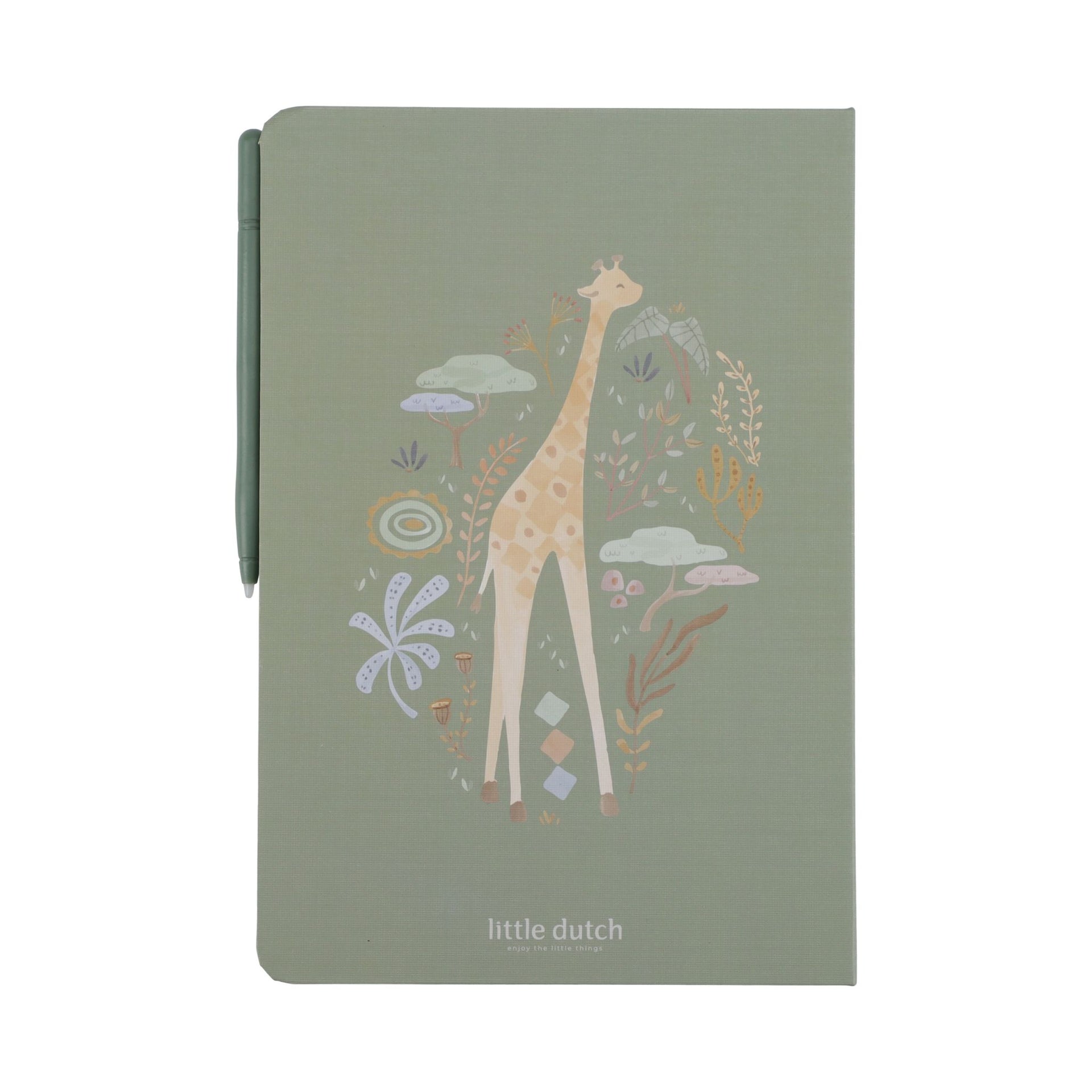 Little Dutch Drawing Tablet Green - Safari Friends