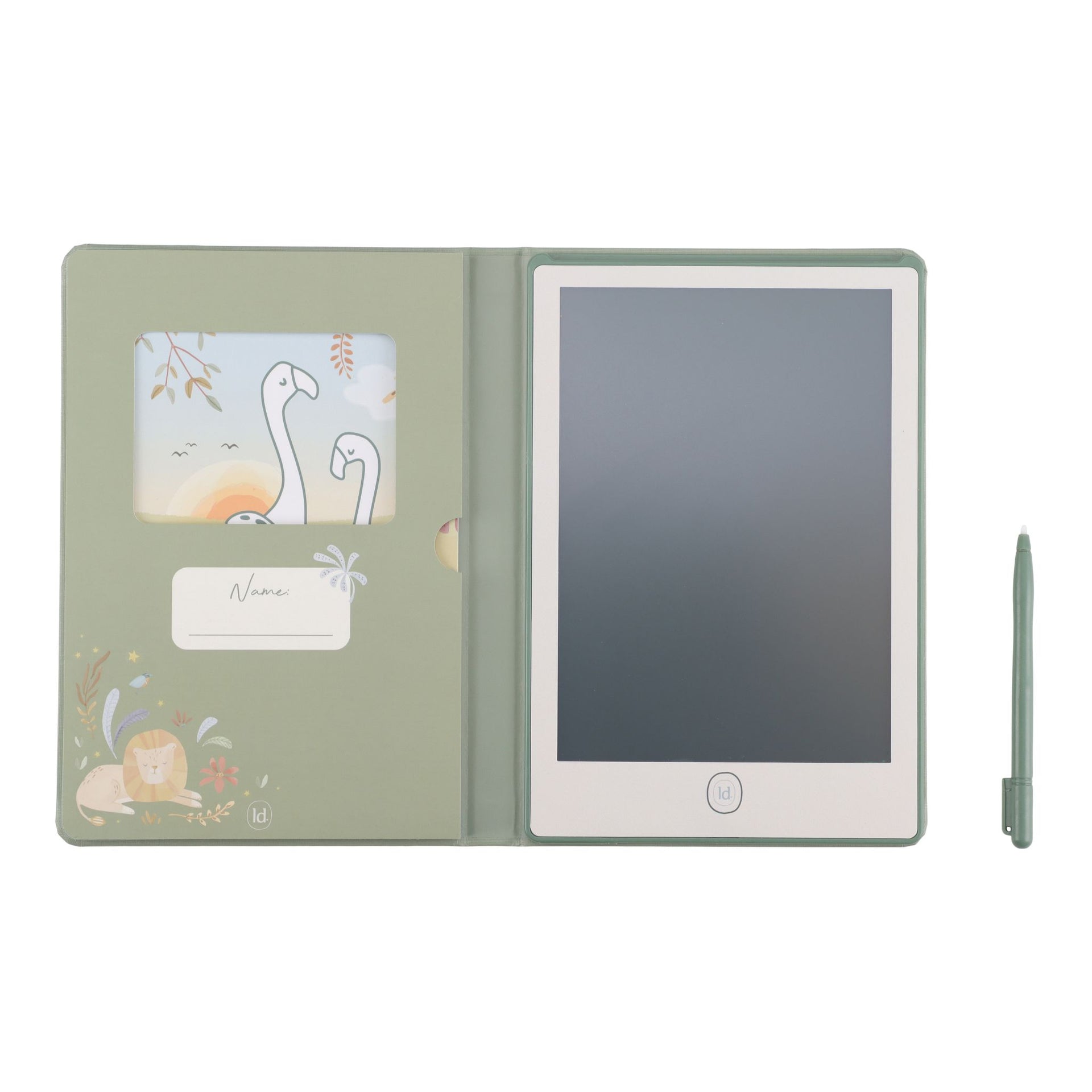 Little Dutch Drawing Tablet Green - Safari Friends