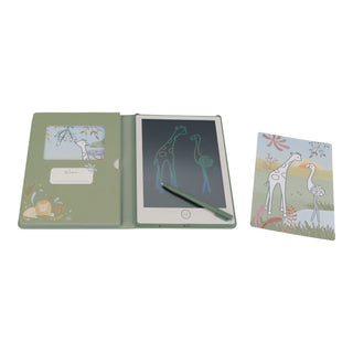 Little Dutch Drawing Tablet Green - Safari Friends