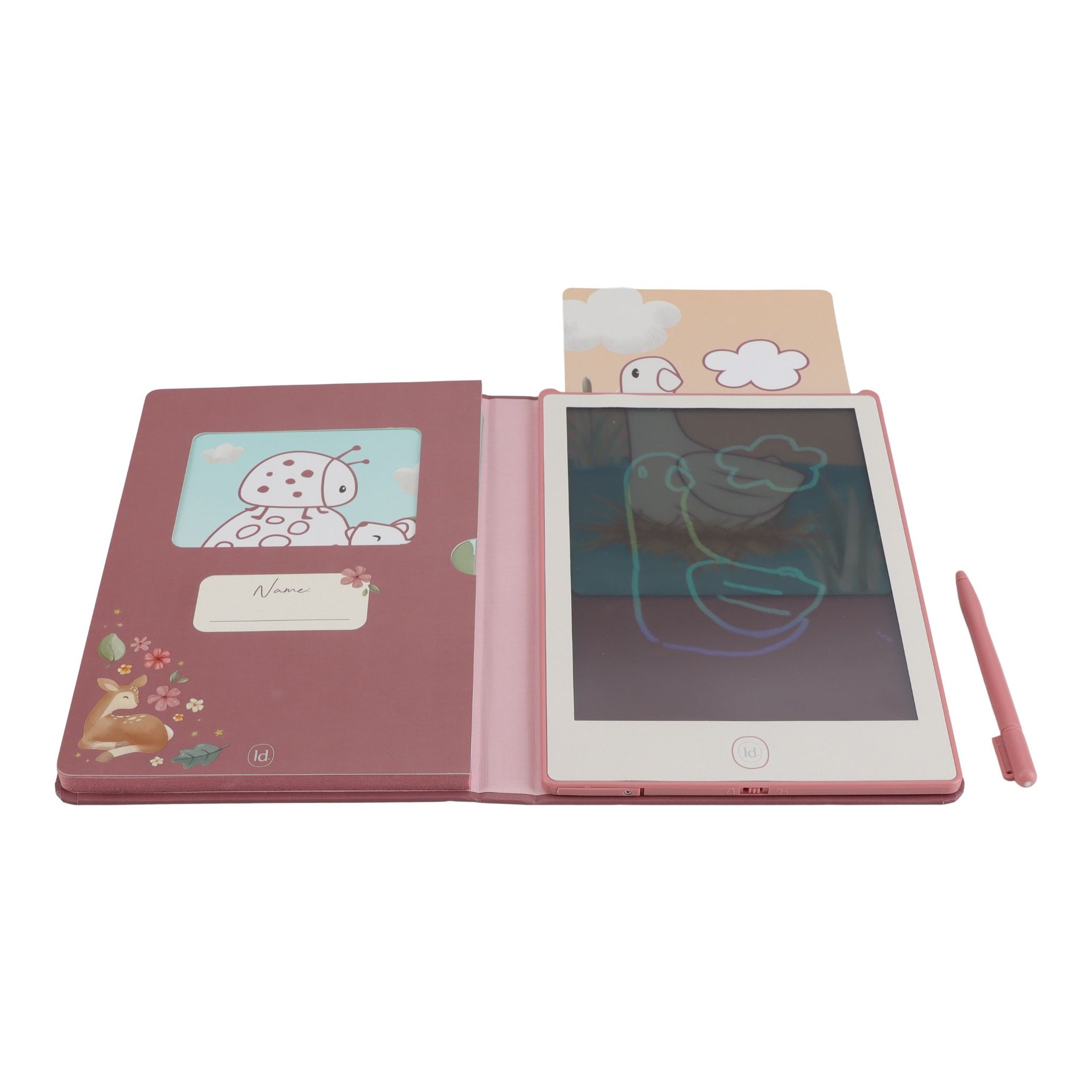 Little Dutch Drawing Tablet Pink - Fairy Garden