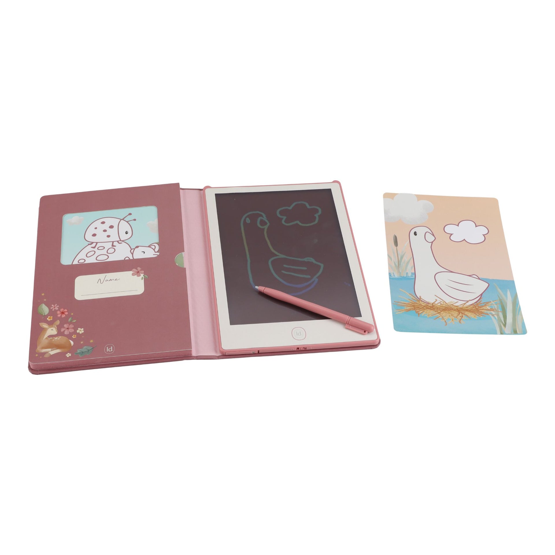 Little Dutch Drawing Tablet Pink - Fairy Garden
