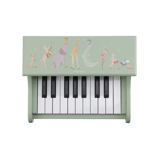 Little Dutch Wooden Piano Green - Safari Friends