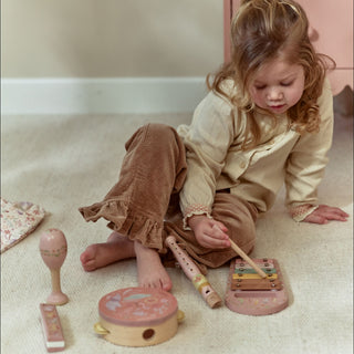 Little Dutch Music Set Pink - Safari Friends