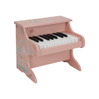 Little Dutch Wooden Piano Pink - Safari Friends