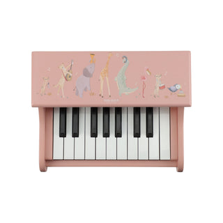 Little Dutch Wooden Piano Pink - Safari Friends