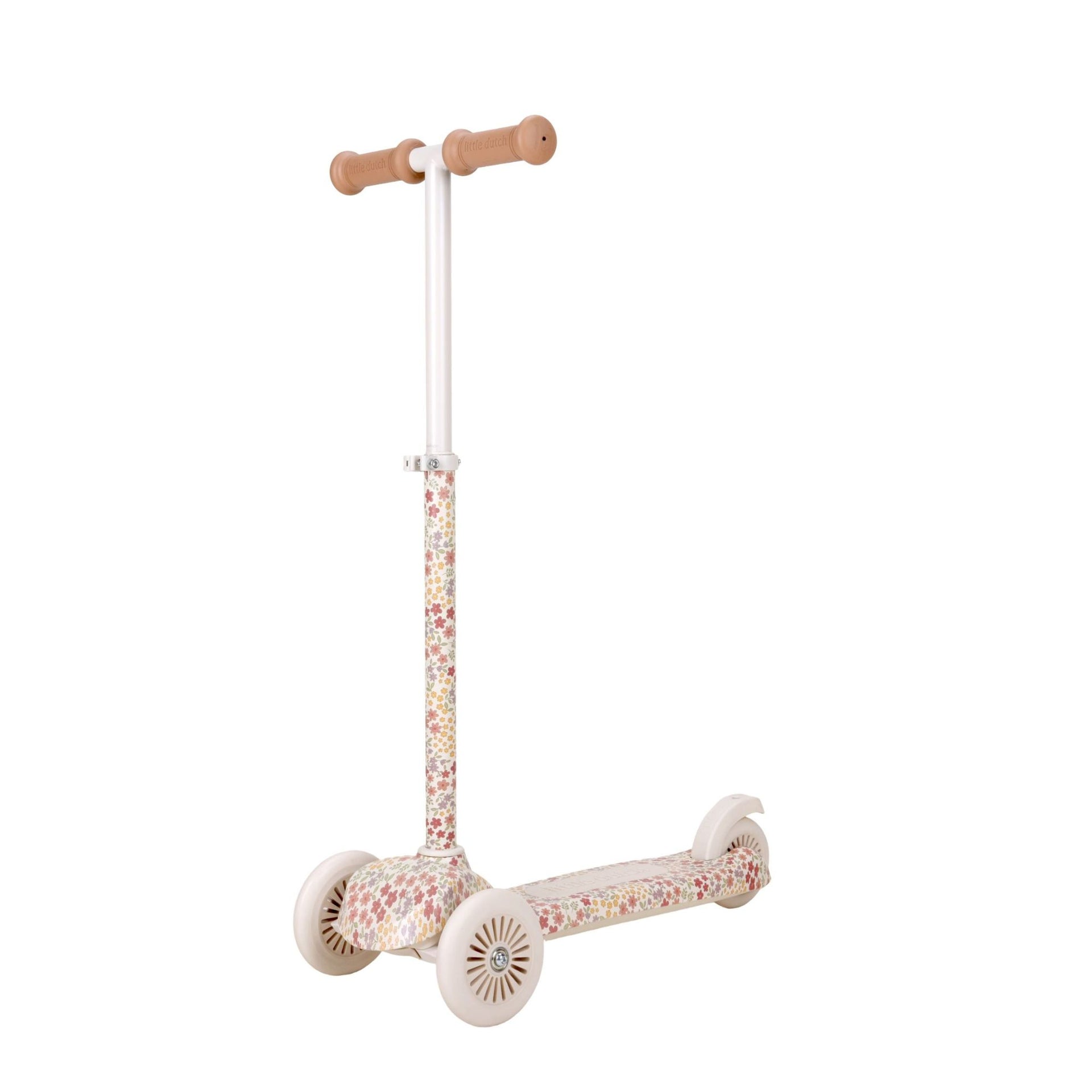 Little Dutch Scooter - Off White Sunny Flowers