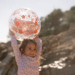 Little Dutch 3D Beach Ball - Pink Flowers