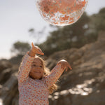 Little Dutch 3D Beach Ball - Pink Flowers