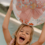 Little Dutch 3D Beach Ball - Pink Flowers