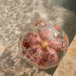 Little Dutch 3D Beach Ball - Pink Flowers