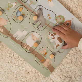 Little Dutch Wooden Sound Puzzle - Little Farm