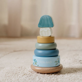 Little Dutch Wooden Rocking Ring Stacker - Forest Friends