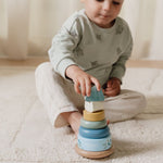 Little Dutch Wooden Rocking Ring Stacker - Forest Friends