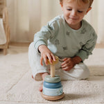 Little Dutch Wooden Rocking Ring Stacker - Forest Friends