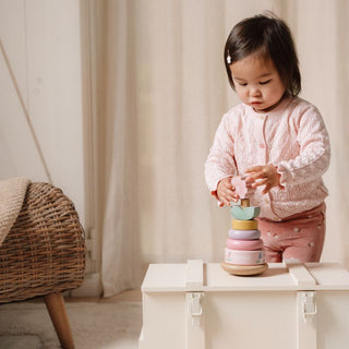 Little Dutch Wooden Rocking Ring Stacker - Fairy Garden